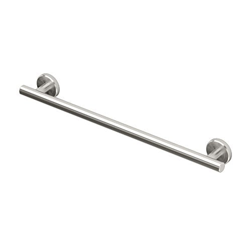 Gatco 887 Latitude II 18-Inch Bathroom & Shower Safety Grab Bar, Wall Mounted Stainless Steel, Satin Nickel - color: Satin Nickel, size: 18 Inch