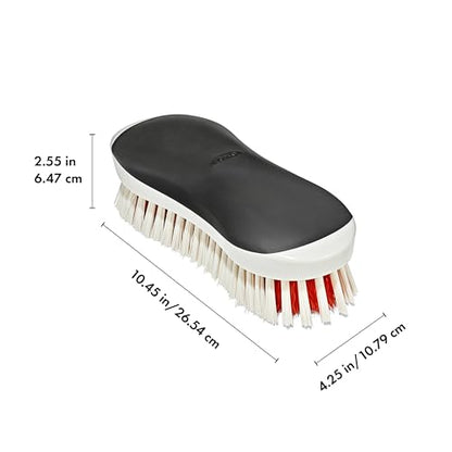 OXO Good Grips Grout Brush & Heavy Duty Scrub Brush Combo Set; Tough, Durable bristles Cut Through Grime and soap scum; Ideal for tubs, Tile Walls, countertops and Floors - style: Grout and Heavy Duty Scrub Brush Set