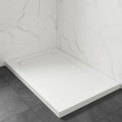OVE Decors 54x36" Shower Base, White - size: 54 x 36, style: Side Drain
