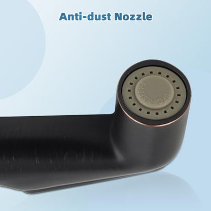 Hygie Rinse Universal Fit Kitchen Sink Spray Attachment, Oil Rubbed Bronze | NSF/ANSI/CAN 372 Certified, Kitchen Sink Side Sprayer Head Compatible with Delta, Moen, Kohler and OEM Brands Spray Head - color: Oil Rubbed Bronze, style: Nozzle Head Only