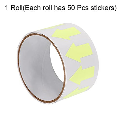Glow in the Dark Tape, 1 Roll Directional Arrows Fluorescent Marking Tape Luminous Arrow for Stair Step Floor Direction Caution