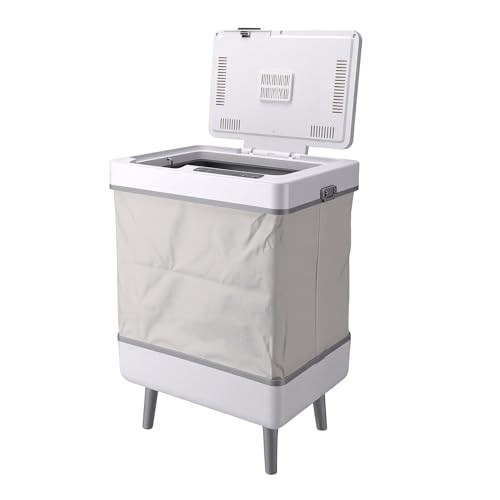 Luocute Foldable Towel Warmer Bucket, 35L Large Capacity Heating Drying Towels with Adjustable Timer LED Display Overheating Prevention, for Home Spa Bathroom Dormitory (US Plug)