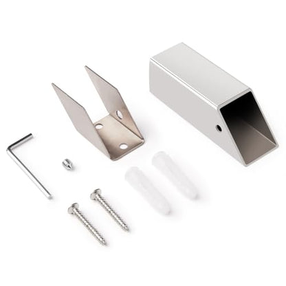 NINETREX Towel Hooks, Chrome SUS 304 Stainless Steel, Wall Mounted 4 Pack | Polished Chrome Finish, Heavy Duty, Rustproof, Scratch Resistant, for Bathroom Livingroom Hotel - color: Chrome, size: 4 Pack