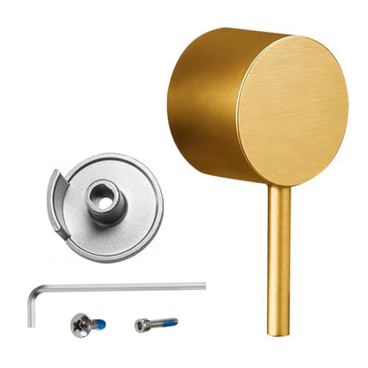 All Metal Replacement for Moen Tub/Shower Lever Handle, Compatible with Moen Posi Temp Shower Handle and for Cartridge,Single Handle Faucets for Adjust Water Volume and Temperature,Brushed Gold - color: Brushed Gold