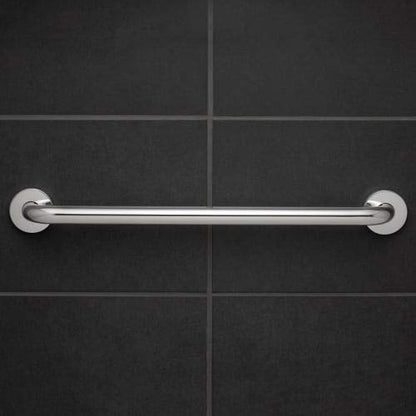 Speakman SA-1009-24-BN 24 in. ADA Grab Bar, Brushed Nickel - color: Brushed Nickel, size: 24 Inch