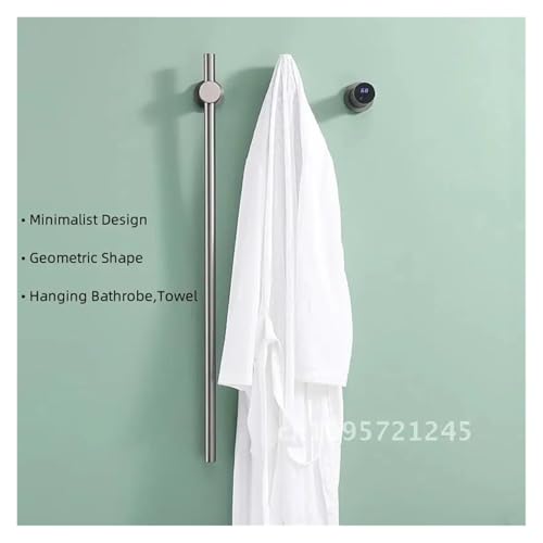 Vertical Electric Heated Towel Rail for Bathroom, Freestanding Towel Warmer Rack with Smart Temperature Control,40-60°C Adjustable for Drying Towels and Silk Care, Modern Black Towel Heater Bar for B - color: Matt Black