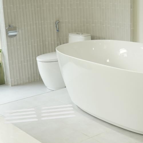 30pcs Pet Anti-Slip Strips for Bathtubs and Showers, Waterproof Adhesive Bath Safety Treads, 2cm X 20cm Non-Slip Tape for Bathroom Floors and Stairs