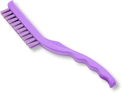 SPARTA Detail Brush Grout Brush, Crevice Brush with Hanging Hole for Bathroom, Kitchens, Countertop, Plastic, 9 Inches, Purple - color: Purple, size: 9 Inches