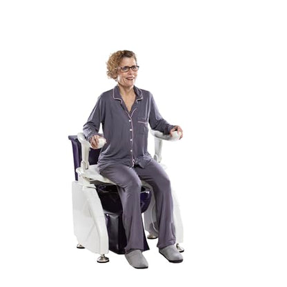 Dignity Lifts DL2 Deluxe Toilet Lift, Electric Powered, 300 lb Capacity, White