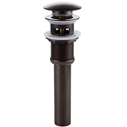 KES Bathroom Faucet Vessel Vanity Sink Pop Up Drain Stopper with Overflow Oil Rubbed Bronze, ALL Metal Rustproof Brass and 304 Stainless Steel, S2008A-ORB - color: Oil Rubbed Bronze, style: With Overflow, 1 Pack