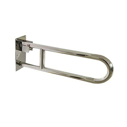 Grab Bars Handle Safety Support Hand Rails Grab Bar Stainless Steel U Type Foldable Handrail Rust Proof Polished Handle No-Slip Barrier-Free Bathroom Handrail Safety Handrail Toilet Rails for Elderly