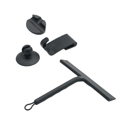 Adjustable Shower Squeegee Mounting Option Not Drill Installation for Bathroom Mirroring Window Stainless Steels Design