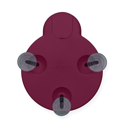 Compact Lighted Mirror with 10x Magnification & Retractable Suction Cups by Zadro - color: Magenta