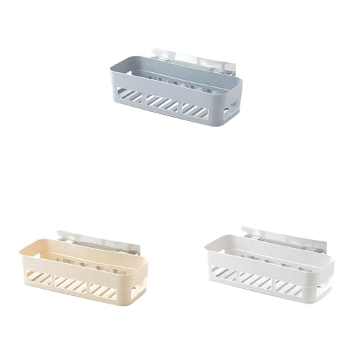 Adhesive Corner Shelf Waterproof Wall Mounted, No Drill Bathroom Kitchen Storage Rack Organizer(A)