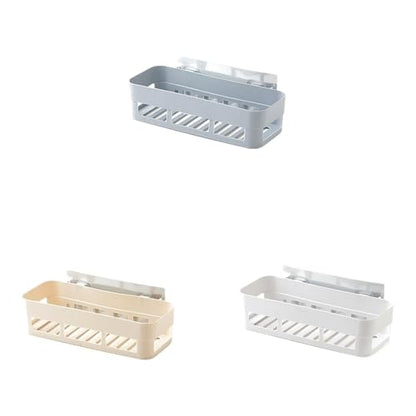 Adhesive Corner Shelf Waterproof Wall Mounted, No Drill Bathroom Kitchen Storage Rack Organizer(A)
