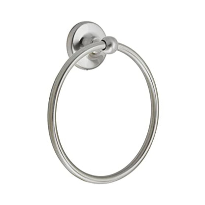 Amerock Wall Mounted Brushed Nickel Towel Ring, Small Hand Towel Holder, Bathroom Accessories, Bath Hardware, Kitchen Towel Holder - color: Brushed Nickel