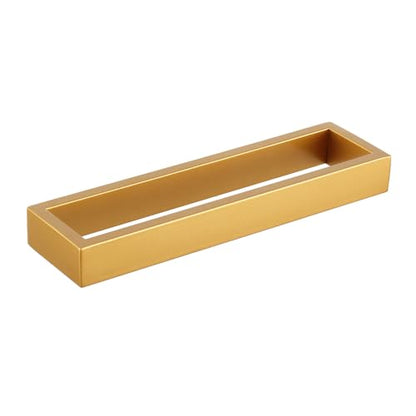 GERZWY Gold Stainless Steel Towel Holder Towel Hanger Towel Ring for Bathroom Lavatory Wall Mount Contemporary Style - color: Champagne Gold