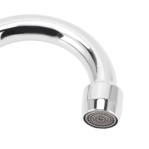 Foot Pedal Faucet, Stainless Steel G12 Thread Wall Mounted Knee Valve Basin Tap Valve Bathroom Basin Faucet Set for Hospital Medical Laboratory