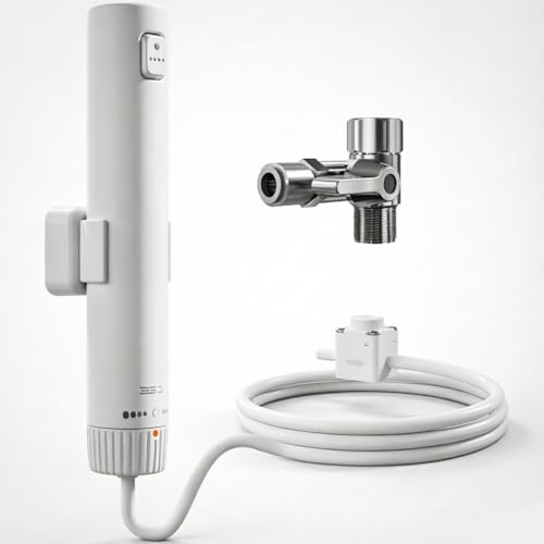 Handheld Bidet Sprayer for Toilet - Easy Install with 55" Upgraded Leak-Proof Hose, Easy Water Pressure Control Bidet Attachment for Feminine Wash, Muslim Shower & Bathroom Spot Cleaning
