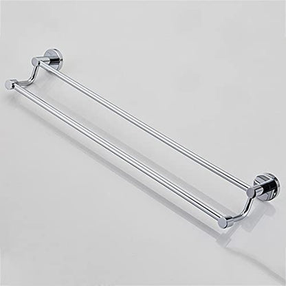 Wall Mounted Towel Holder, Double Pole Bathroom Hand Towel Holder, Stainless Steel Towel Bar, Kitchen Towel Rack, Multiple Uses 5 Sizes (Size : 70cm) - size: 70cm
