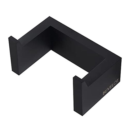 Matte Black Double Towel Hook for Bathroom,Modern Coat Robe Hook Wall Mounted,073010-MB Ler Series - size: Double Robe Hook - Ler Series