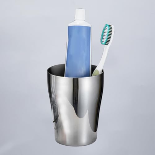 Stainless Steel Tooth Cup 500ml Rinsing Cup for Brushing Teeth with Smooth Surface and Easy to Clean Design Suitable for Theme Party and Daily Use