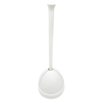 Toilet Plunger Drain Plunger with White Twist Caddy Storage Holder
