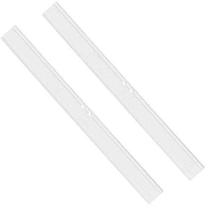 2PCS Replacement Silicon Rubber Squeegee Blade, 12 Inch White - color: White