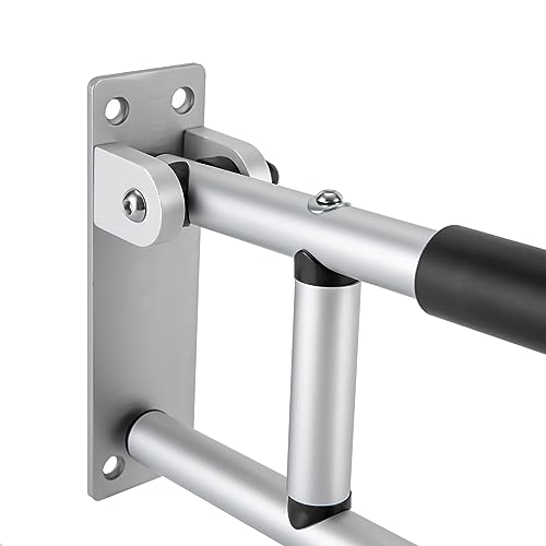 Foldable Toilet Grab Bar 23.6 inch, 120kg Capacity, Wall Mounted Toilet Safety Support for Handicap Elderly Seniors Disabled, Handicap Safety Rail Bathtub Grab Bars Rails