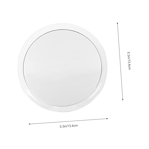 VICASKY Bathroom Mirror Suction Cup 15x Magnifying Makeup Mirror Led Lighted Anti-Fog Compact
