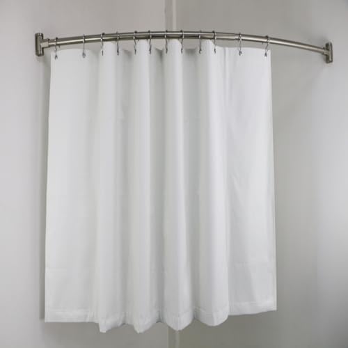 Flame Retardant Shower Curtain,Mesh Reinforced 15 G Vinyl Fabric for Bathroom Use 54 x 72 Inches - size: 54"W x 72"L (Pack of 1)