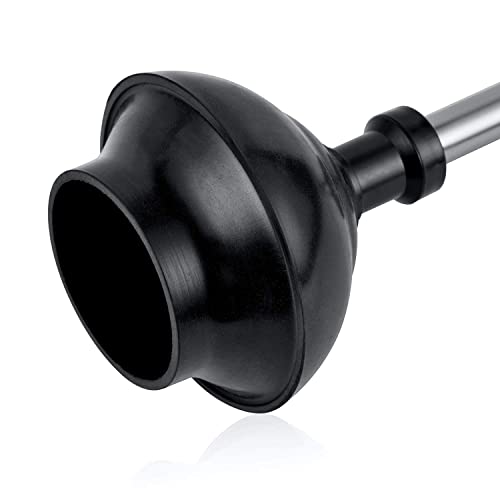 ToiletTree Products Modern Deluxe Freestanding Toilet Brush and Plunger Combo (Stainless Steel, Brush and Plunger Combo Set 4.5” x 9.75” x 18.5") - style: 2.Combo