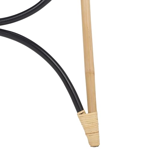 SAFAVIEH Home Collection - Kino Natural & Black 3-Tier Rattan Towel Hanger, Fully Assembled (STG6501D) - color: Natural/Black