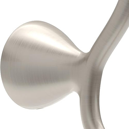 Delta ARV35-DN Arvo Double Towel Hook Bath Hardware Accessory in Brushed Nickel - size: (Pack of 1)