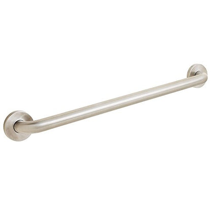 Speakman SA-1009-24-BN 24 in. ADA Grab Bar, Brushed Nickel - color: Brushed Nickel, size: 24 Inch