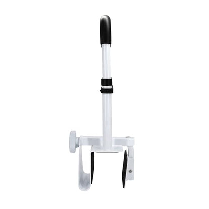 Vaunn Medical Adjustable Height Bathtub Safety Rail, Extra-Height 17"-20" Tall Extension ADA Compliant Shower Grab Bar Handle for Elderly and Disabled, Secure Locking Tub Clamp, 300 lbs - style: Height Adjustable