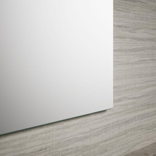 Kohler 55061-NA Embark Slim Medicine Cabinet Mirror, Adjustable Shelves with Mirrored Door, 15 in. W x 26 in. H - size: 15 in. x 26 in., style: Flat Edge