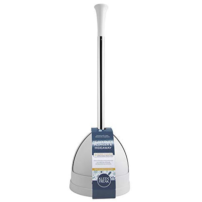 23-in. Heavy-duty Toilet Plunger with Twister Caddy 3019000, Versatile Bathroom Accessory Set and Apartment Must-have, Toilet and Plunger for Bathroom with Toilet Caddy