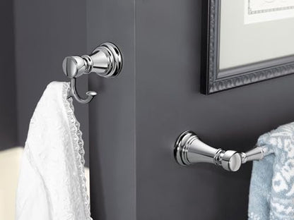 Moen YB8403BN Weymouth Double Robe Hook, Brushed Nickel - color: Brushed Nickel