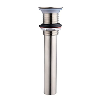 Grid Drain Strainer Assembly Without Overflow for Bathroom Sink, C.O. Plug Grid Lavatory Drain, Bathroom Sink Grid Strainer by Artiwell, Brushed Nickel - color: Brushed Nickel, style: Without Overflow