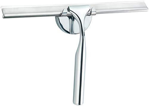 CON:P SA119 Stainless Steel Shower Wiper Includes Holder