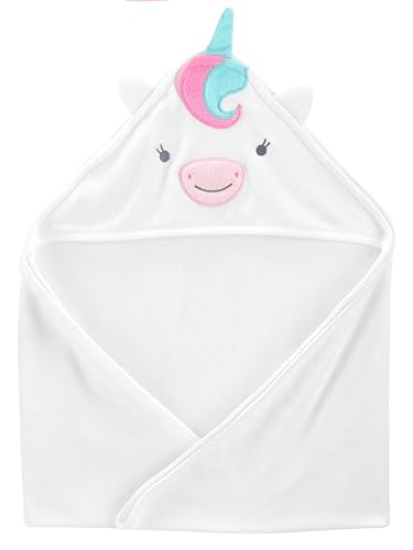 Simple Joys by Carter's baby-girls 8-piece Towel and Washcloth Set - color: Pink Flamingo/White Unicorn