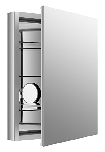 Kohler Verdera 24 in. W x 30 in. H Recessed or Surface Mount Medicine Cabinet with Flat Mirror - size: 24" W x 30"H, style: Flip Out Mirror