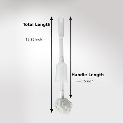 Fuller Brush Toilet Bowl Cleaner Brush – Antimicrobial Toilet Swab with Soft Non-Scratch Head, Long Handle, Deep Cleaning Under Rim (Pack of 1) - size: 1 Pack