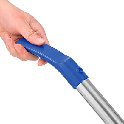 Global Industrial Mini Floor Scrubber With Floor Pads, 11" Cleaning Path | Dual Nylon Scrub Brushes, Cleans & Polishes Tile, Wood, Marble and other Hard Floors