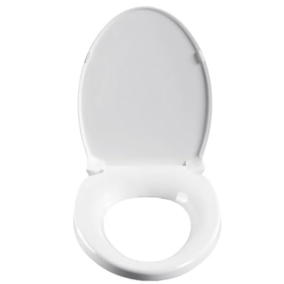 SS113/SS114 Toilet Seat Replacement Compatible with TOTO,Elongated Toilet Seat Soft Close,Traditional Toilet Seat Replacement,Toilet Lid Slow Close Quiet No Slam, Heavy Duty Elongated Toilet, White