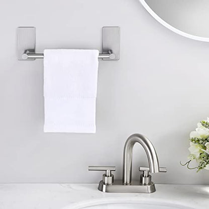KES Adhesive Towel Bar 9-Inch No Drill Towel Bar Towel Rack for Kitchen SUS304 Stainless Steel Brushed Finish, A7000S23-2 - color: Grey (Brushed Finish), size: 9 Inch