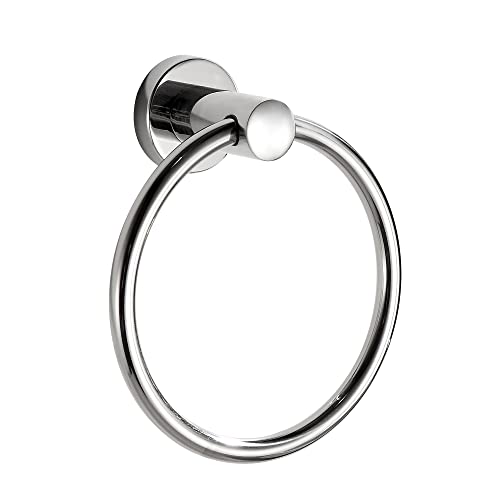BGL Towel Ring for Bathroom, 304 Stainless Steel Polished Chrome Plated Wall Mount Towel Holder, Rustproof Bathroom Accessories with Modern Design - color: Polished Chrome
