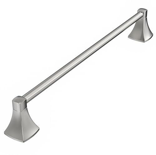 24 Inch Brushed Nickel Towel Bar Towel Rack for Bathroom Kitchen Hand Towel Holder Dish Cloths Hanger SUS304 Stainless Steel Rustproof Wall Mount - color: Brushed Nickel, size: 24 inch