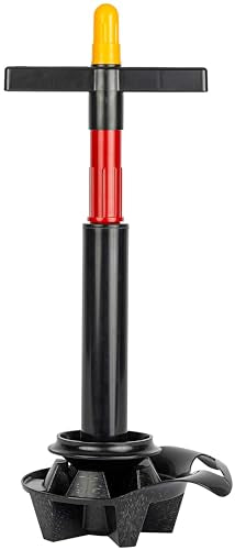 PRO Power™ Toilet Plunger Holder with Built-in Drip Tray - Durable & Easy to Clean Plastic Storage Solution with Ergonomic Handle - Made in USA, by Disabled Veterans - 4 Pack